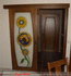 Дверь с декоративным витражем, г. Иркутск