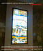 Декоративный художественный витраж в стенной нише с подсветкой, ресторан гостиничного комплекса "Роса", г. Иркутск, 2012 г.