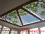 Потолочный светильник в эркере квартиры со светодиодной подсветкой, частный интерьер, Иркутск